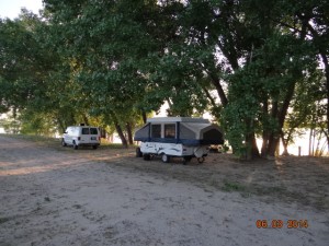 campsite evenint